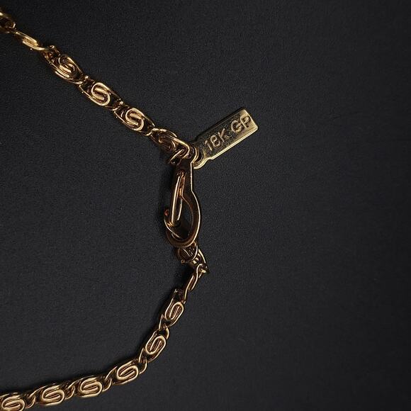 18K GP Necklace Chain 18 Inch Long - Picture 4 of 10